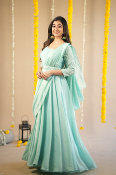 DD603 - Surabi designer drape wear