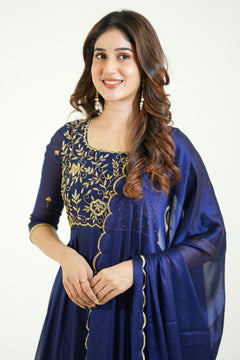DD513 - Indhu hand work anarkali