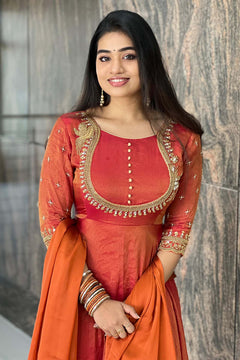 DD483 - Nisha designer wear Anarkali