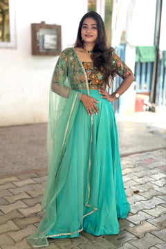 DD982 - Varshini Simple and Elegant Lehanga