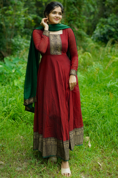 DD524 - Padmaja handloom cotton Anarkali