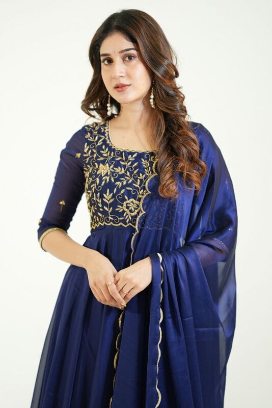 DD513 - Indhu hand work anarkali