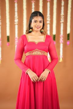 DD610 - Srisha premium Handwork Anarkali
