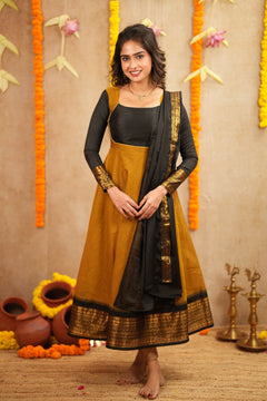 DD864 - Vishwa Premium Cotton Anarkali
