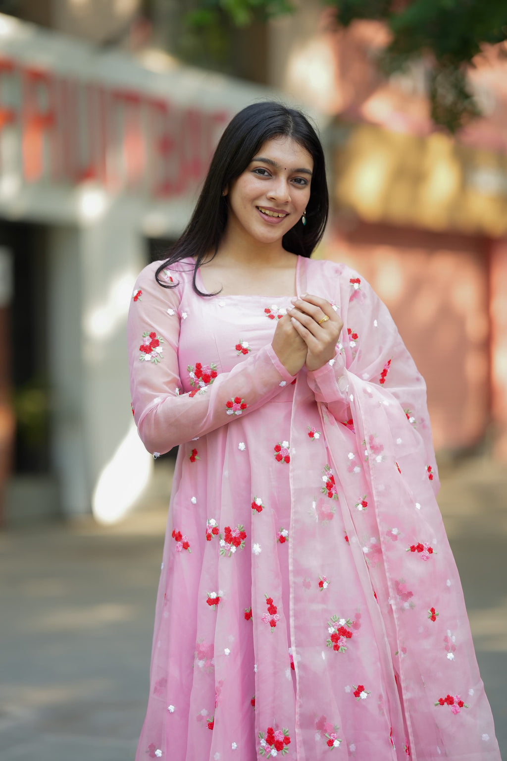 DD877 - Ananya Premium Organza Anarkali