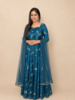 Rubini Premium Banarasi Anarkali - DD1072