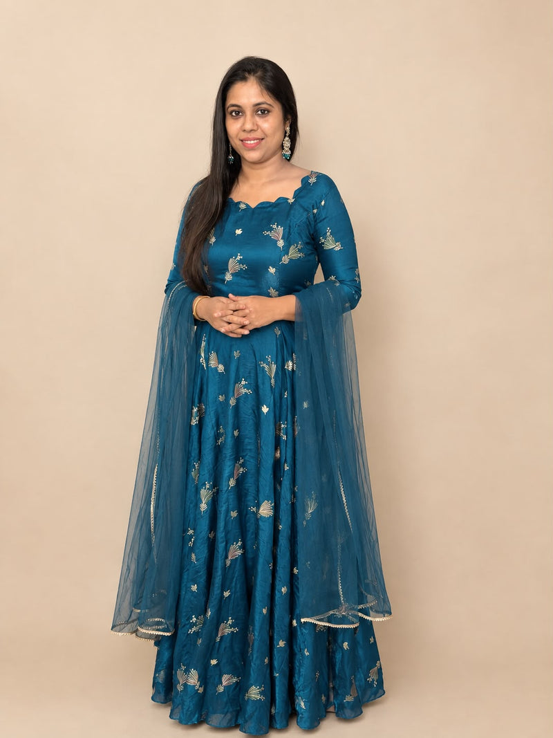 Rubini Premium Banarasi Anarkali - DD1072