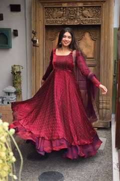 DD987 - Tanu Series Premium Spacesilk Anarkali