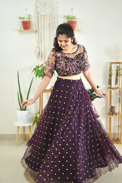 DD617 - Sheela Premiun Croptpp Skirt