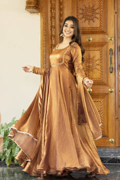 DD732 - Honey Premium Designer Anarkali