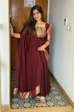 DD974 - Dheema Simple and Elegant Anarkali