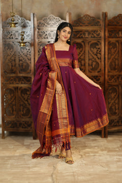 DD765 - Yamuna Pure Cotton Anarkali