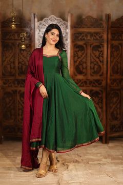 DD766 - Thendral Pure Cotton Anarkali