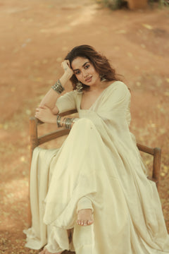 DD787 - Shan Simple and Elegant Half saree