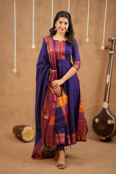 DD792 - Lavanya Series4 Pure Cotton Anarkali