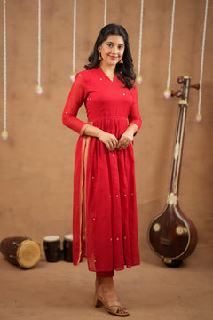 DD804 - Vaibhavi Pure Cotton Kurti