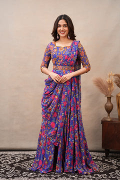 DD805 - Nithila Premium Designer Floral Anarkali