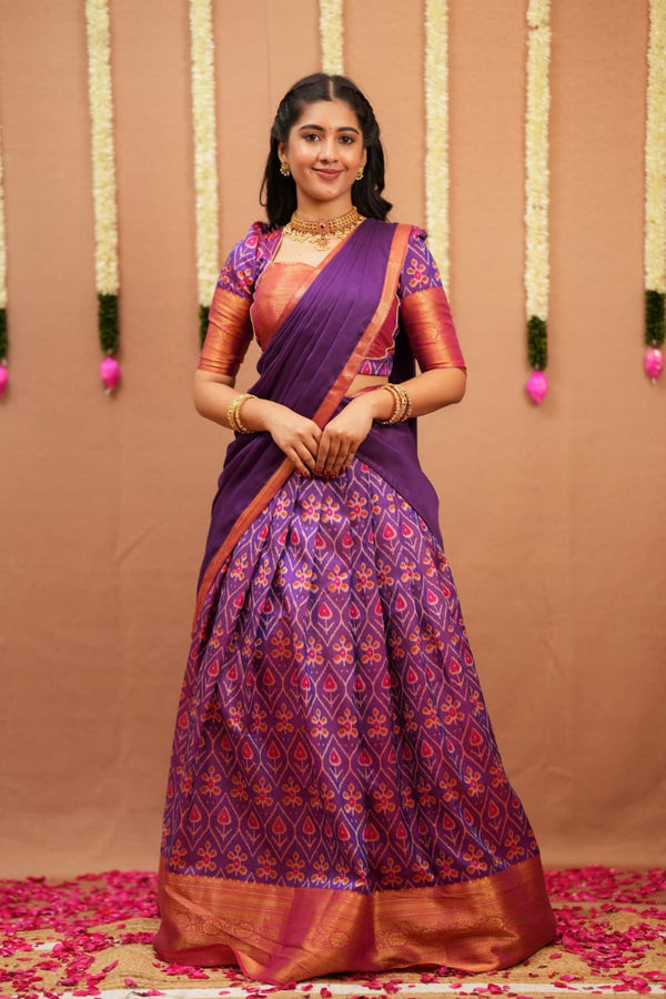 DD829 - Aazhini Premium Designer Halfsaree