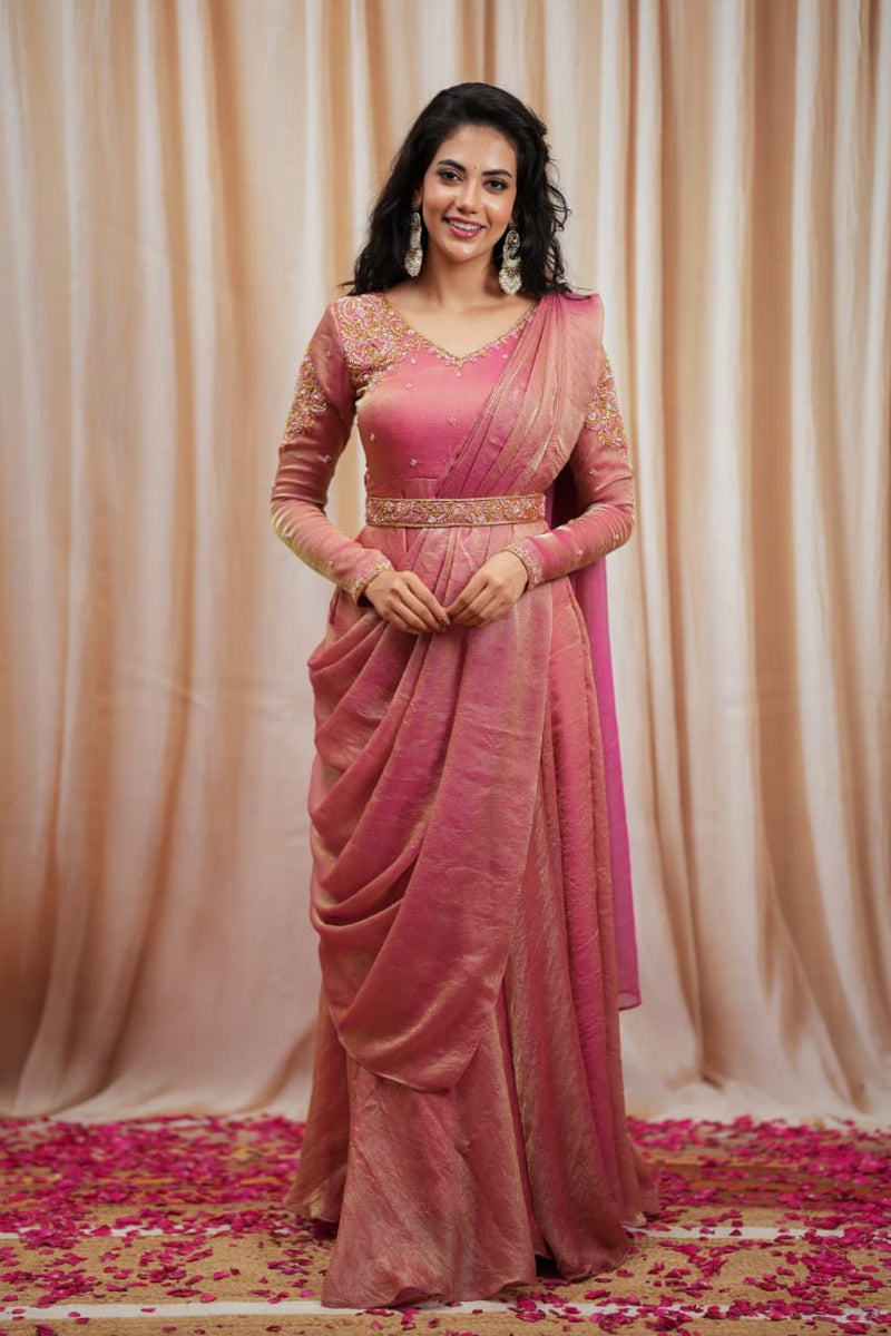 DD831 - Pradhanya Premium Designer Drapewear