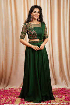 DD837 - Pranika Premium Designer Drape wear