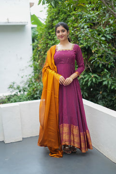 DD858 - Lavanya Pure Cotton Anarkali