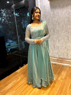 DD853 - Uthra Series Premium Designer drapewear