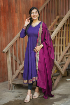 DD908 - Lavanya Series Pure Handloom Anarkali