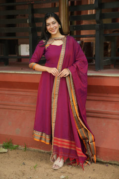 DD911 - Vinith Premium Handloom Anarkali