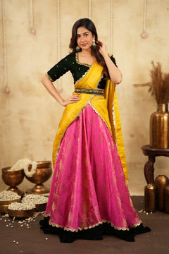 DD928 - Sharanya Premium Designer Halfsaree Set