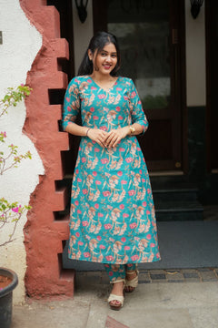 DD951 - Reena Linen Kurti Set