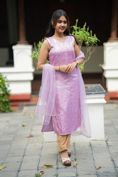 DD968 - Vithya Series Premium Banaras Kurti