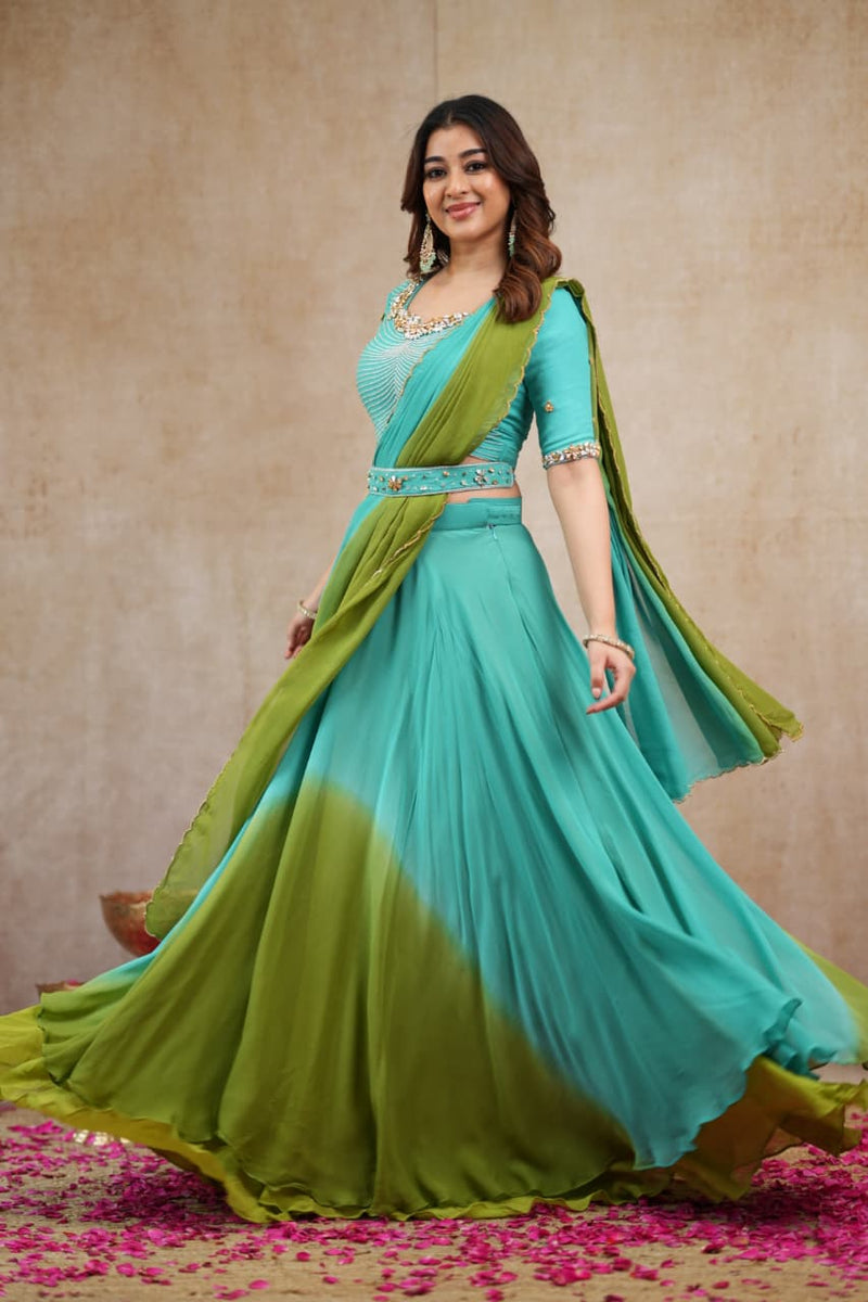 DD1019 - Charvi Premium Ombre Drapewear