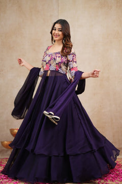 DD1024 - Manisha Premium Georgette Lehanga