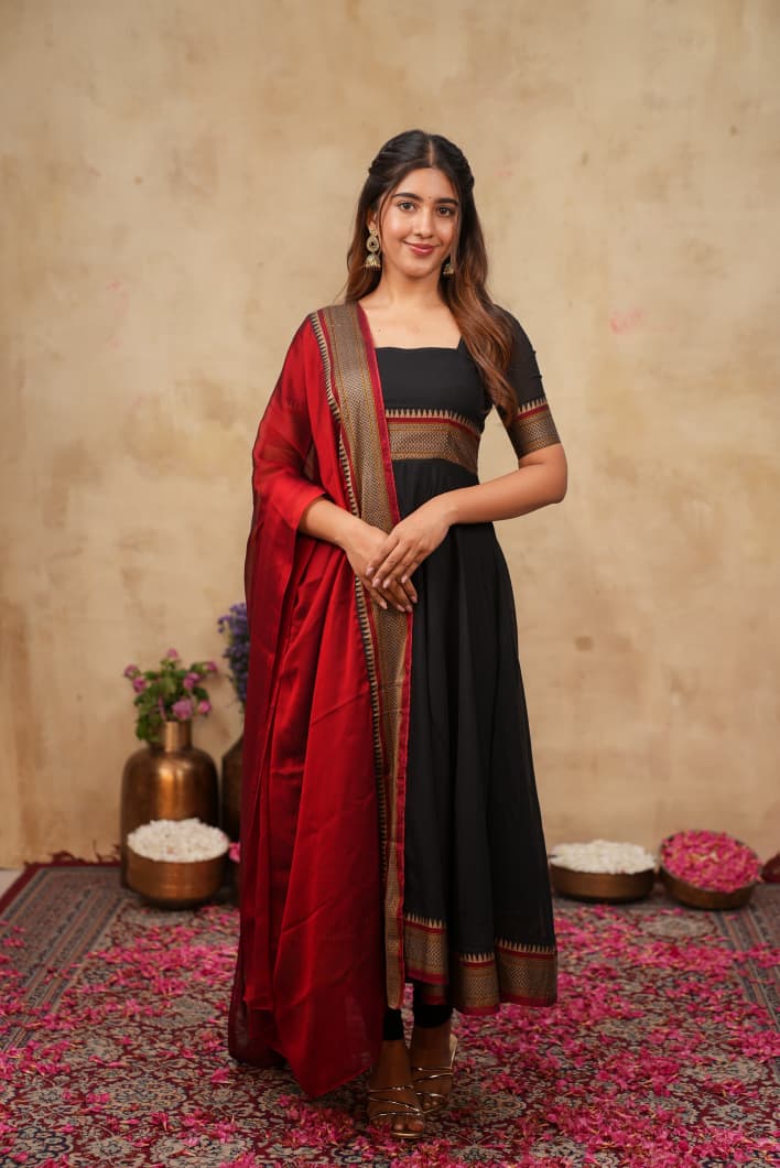 DD1042 - Lavanya premium Handloom Anarkali