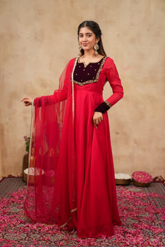 Veda Premium Designer Anarkali - DD1051