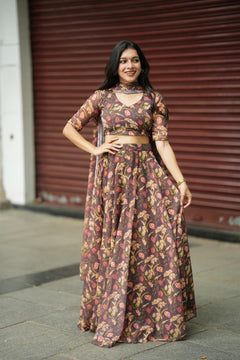 Fiore - Floral Georgette Lehanga