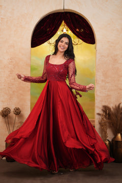 Saloni Premium Sequence Anarkali - DD1080