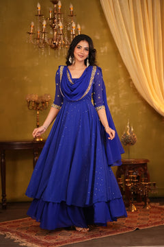 Yara - Premium Butti Georgeete Anarkali ( DD1090 )