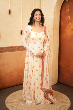 DD852 - Jeeva Premium Georgette Anarkali