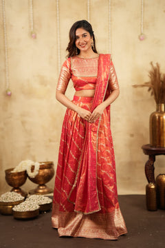 DD939 - Srishti  Premium Tissue Lehanga