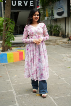 DD950 - Reena Floral Georgette top