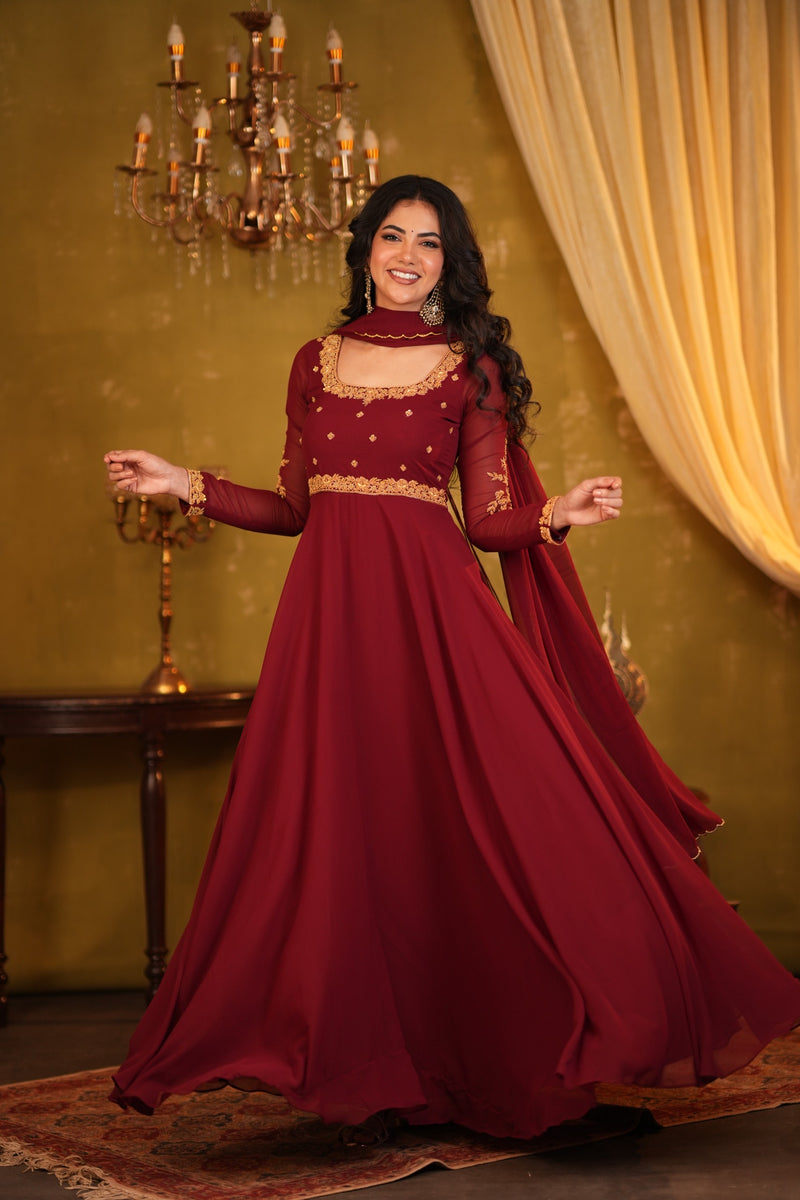 Jiya - Premium Designer Anarkali ( DD1091 )