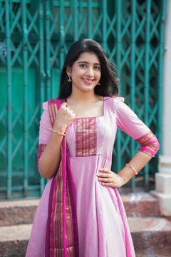 DD606 - Shurthika pure Handloom Anarkali