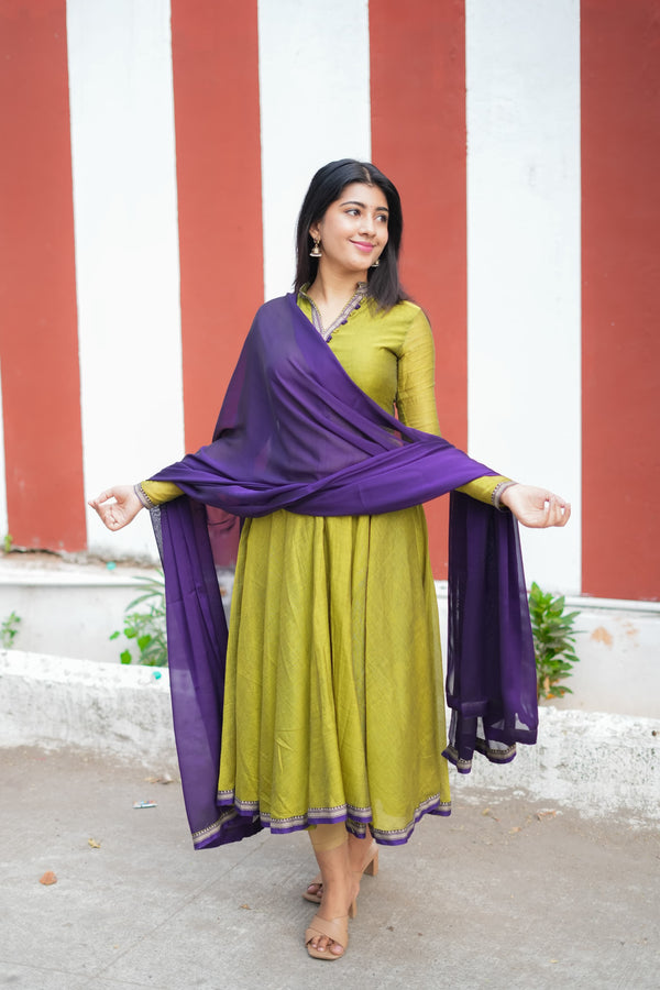 DD685 - Kanamma Pure Handloom Anarkali