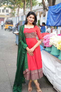 DD693 - Padmaja series2 Pure cotton Anarkali