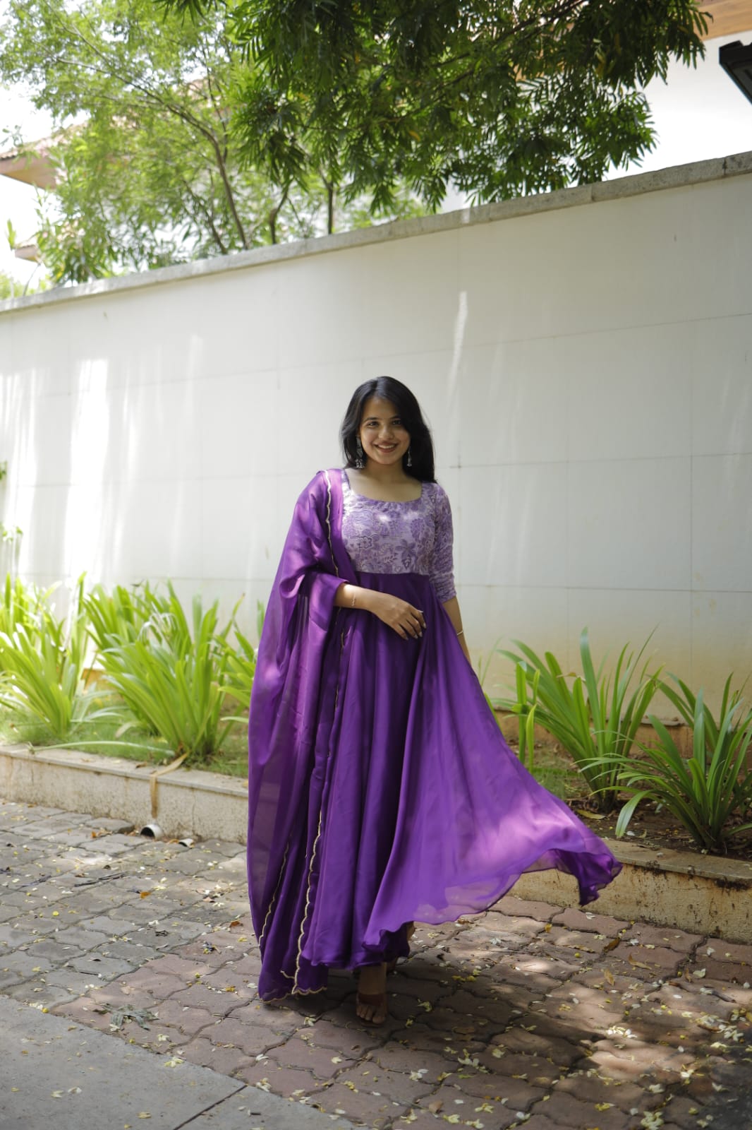 DD565 - Dharsha Georgete Anarkali