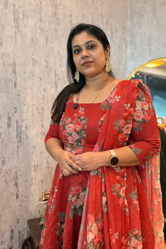 DD980 - Rithika Series Premium chandheri anarkali