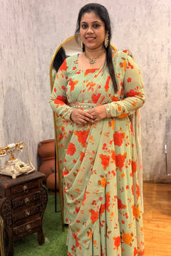 DD965 - Madhuri Premium Floral Drapewear